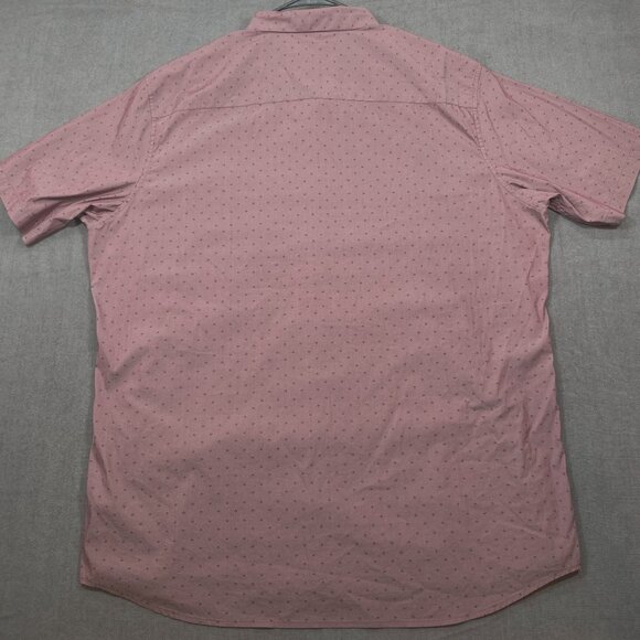 Travis Mathew Mens Patterned Button-Up Short-Sleeve Shirt XXXL - Picture 2 of 10